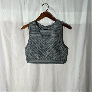 Prana Grey Tank-Top Sports Bra size Large